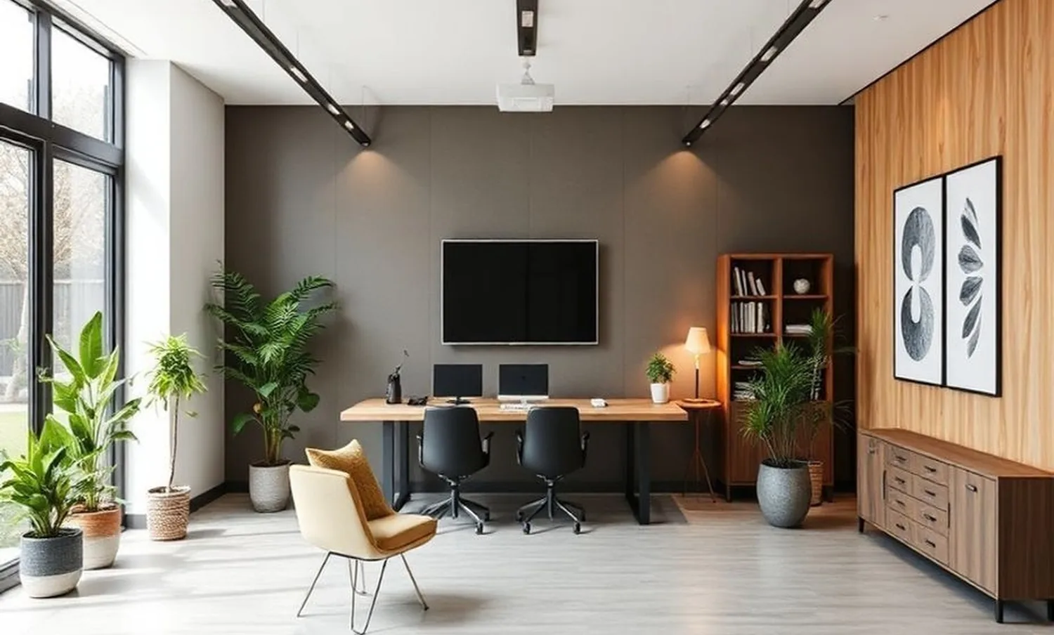 Solopreneur Launch Office Modern